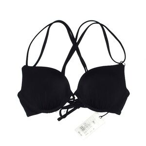 NWT Shade & Shore Black Bikini Top